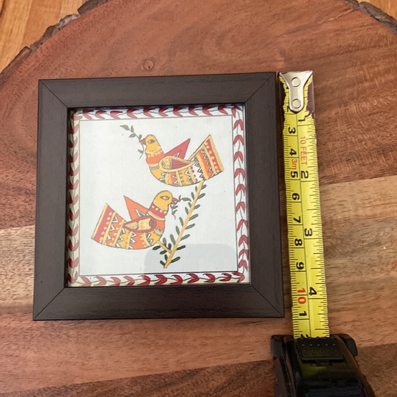 Set of four 4 small decorative cottagecore pictures, framed, glass - Picture 12 of 13